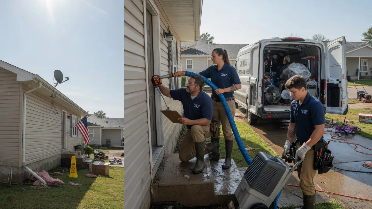 Ceiling Water Damage Restoration in Springfield, NE near me